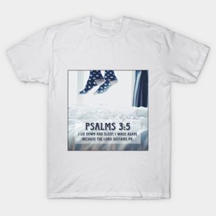 Psalms 3:5 T-Shirt